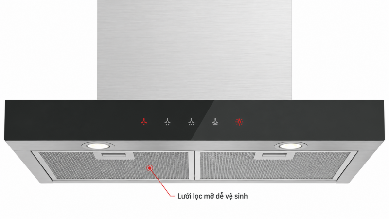 Luồng hút của Bosch DWB67BK61T