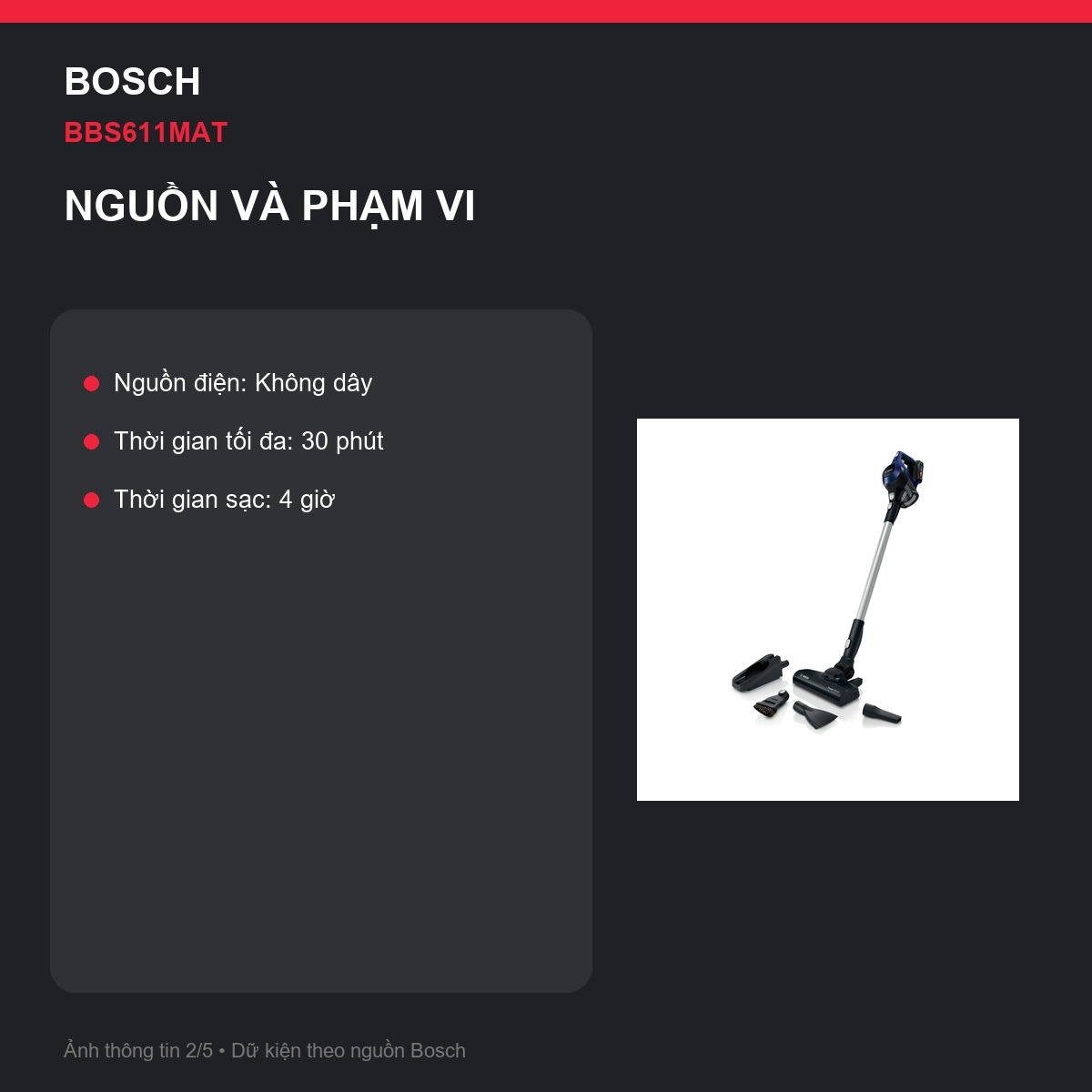 AllFloor Power Brush Bosch BBS611MAT