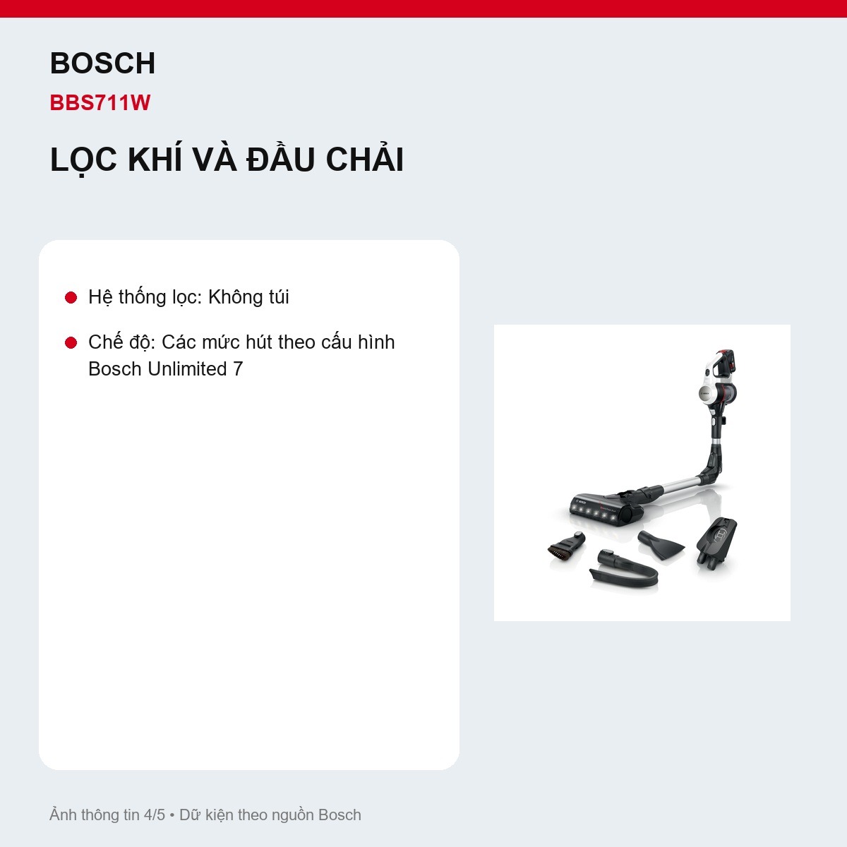 Pin Bosch BBS711W