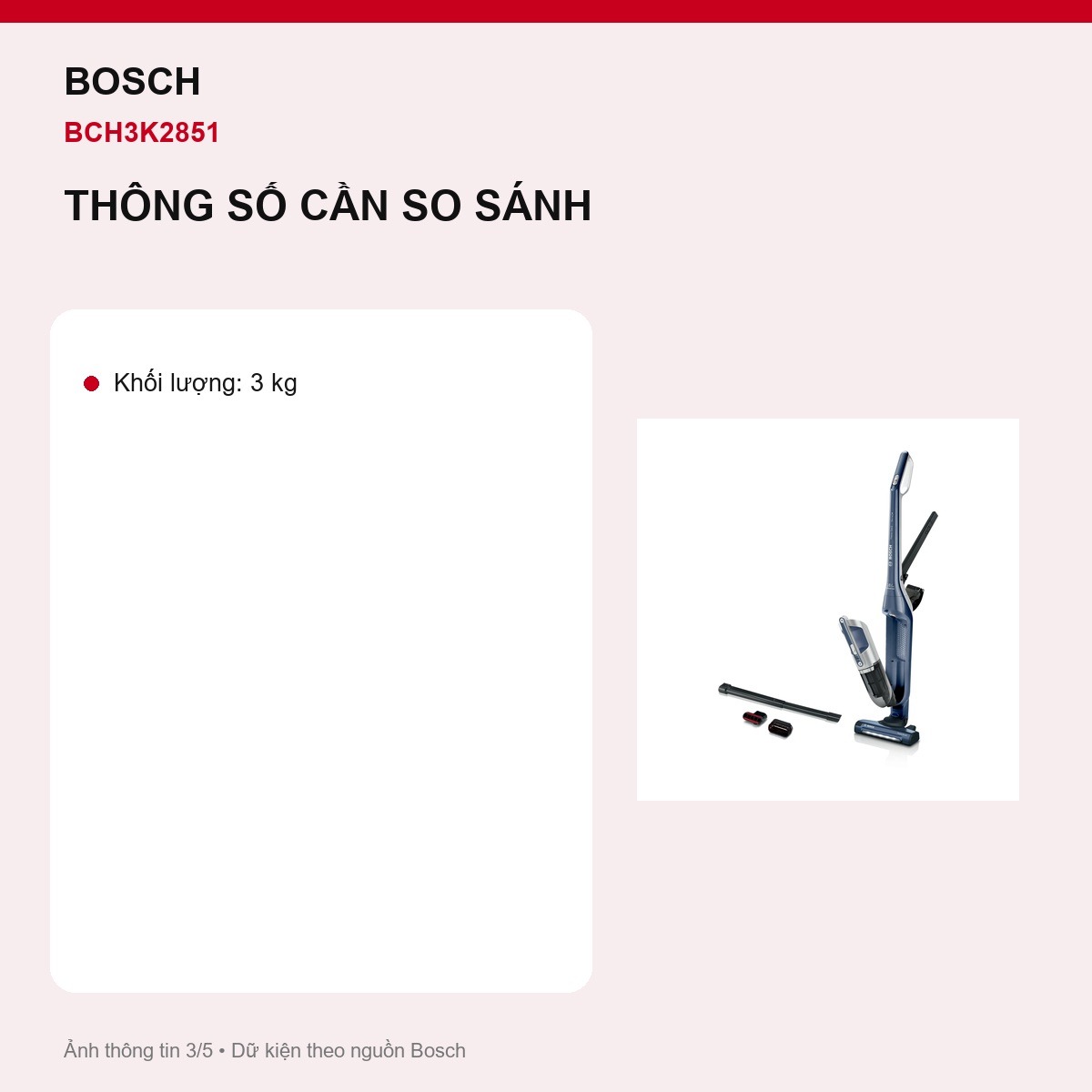 Máy cầm tay Bosch BCH3K2851
