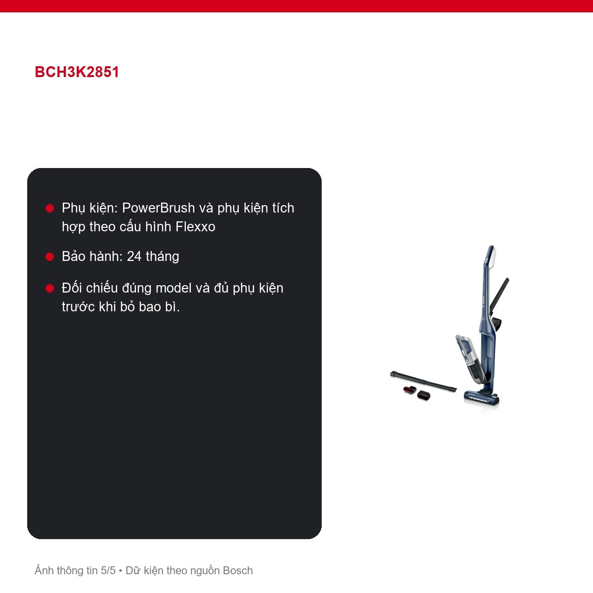 Pin Bosch BCH3K2851
