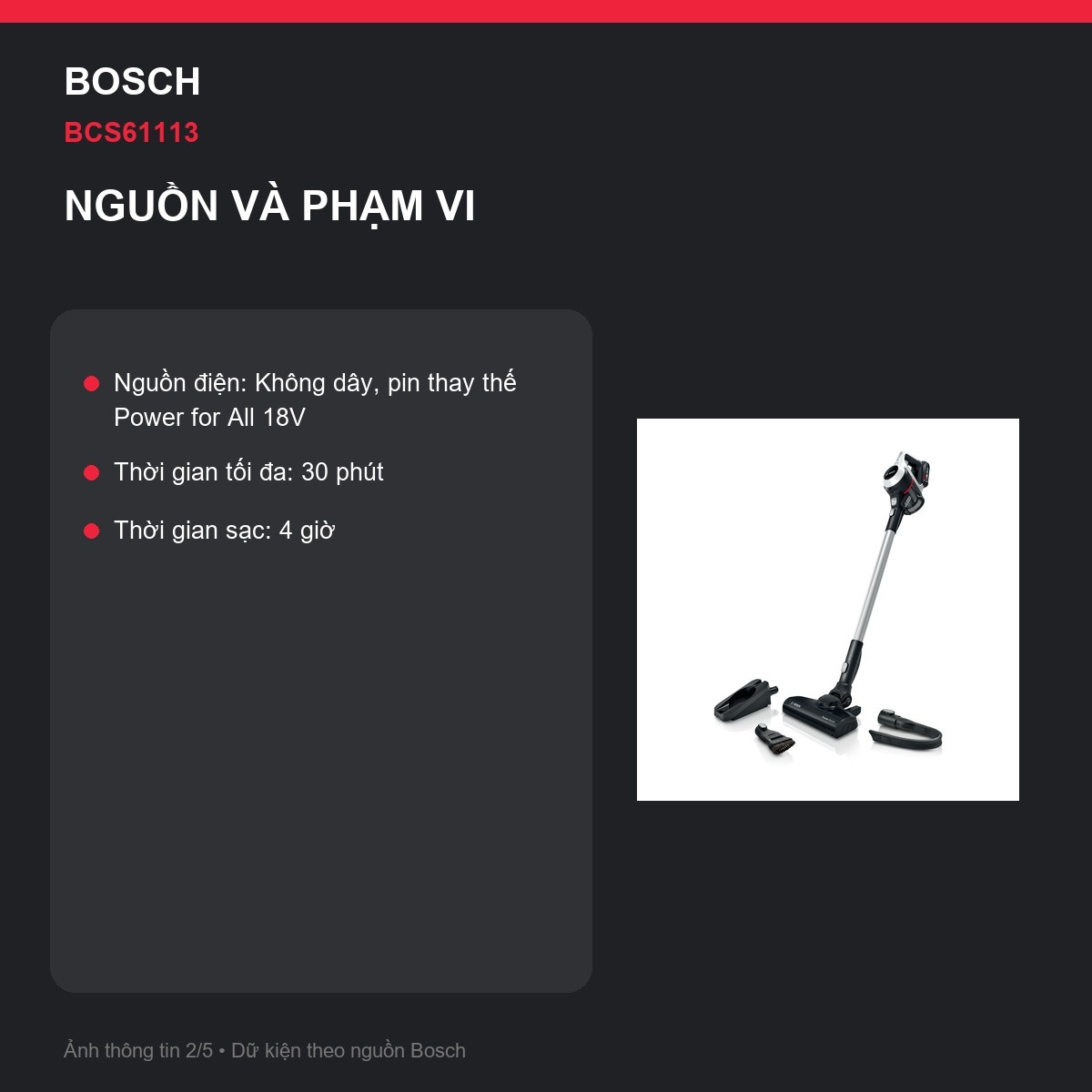 AllFloor Power Brush Bosch BCS61113