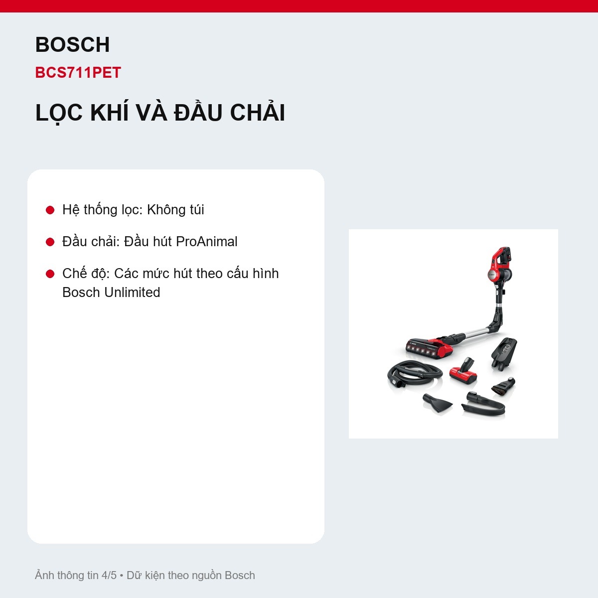 Phụ kiện Bosch BCS711PET
