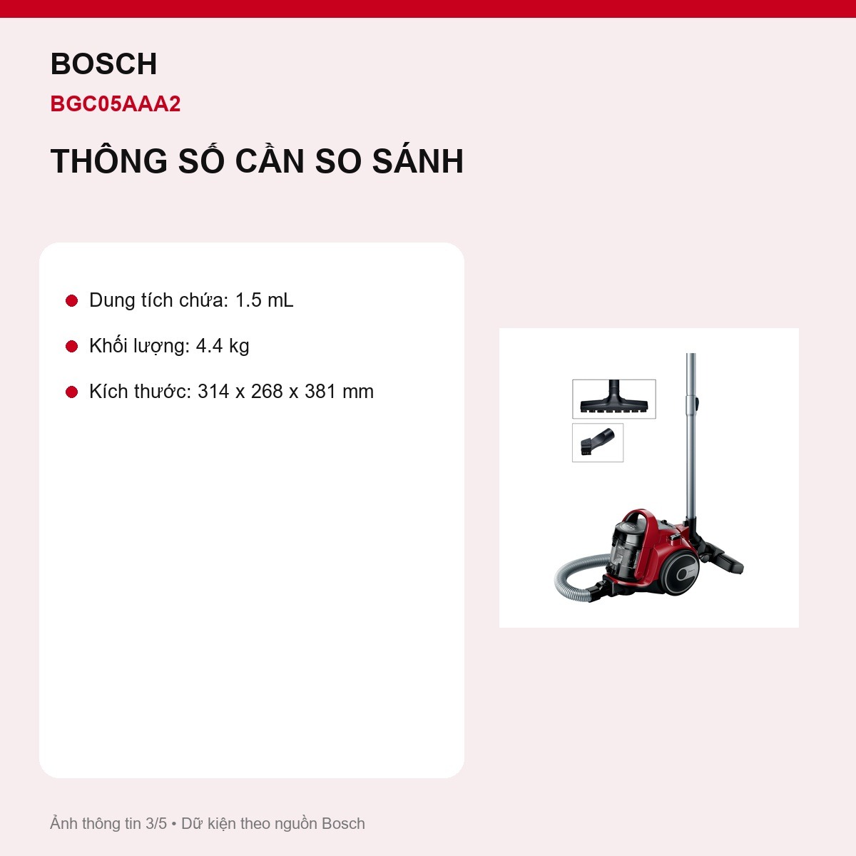 Hệ thống AirCycle Bosch BGC05AAA2