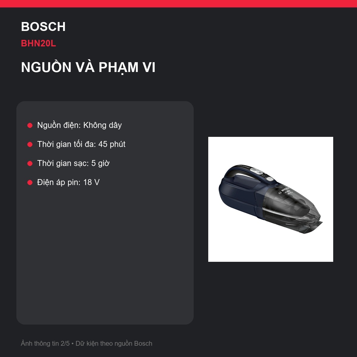 Hàng đợi công việc Bosch BHN20L