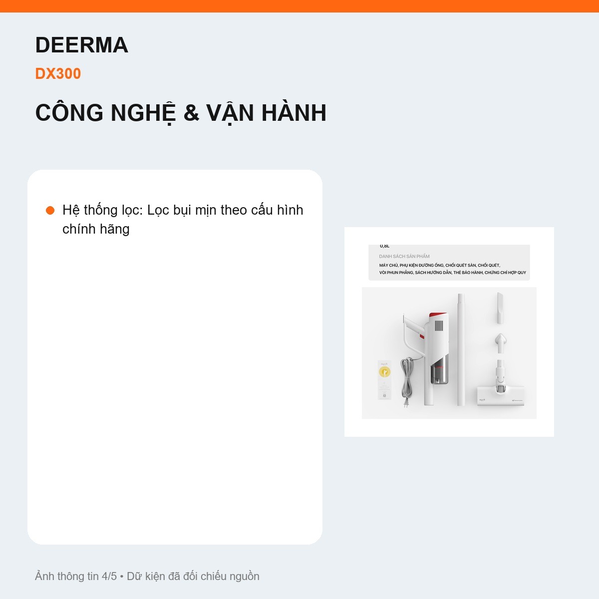 Lọc cyclone Deerma DX300