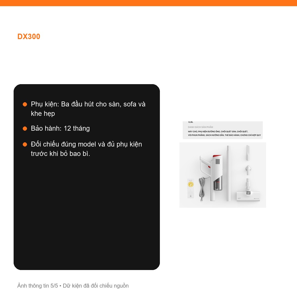 Máy hút bụi có dây Deerma DX300
