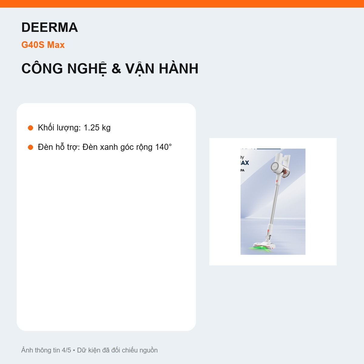 Ba đầu chải Deerma G40S Max