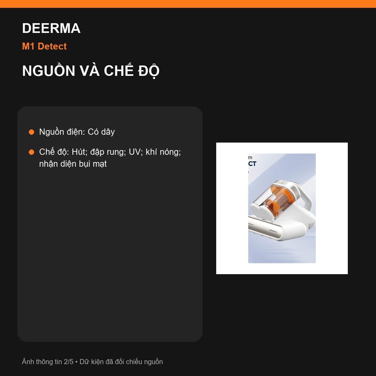 Hệ thống làm sạch Deerma M1 Detect