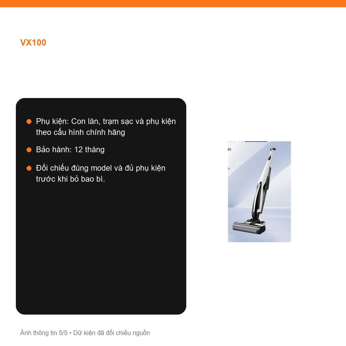 Tự làm sạch Deerma VX100