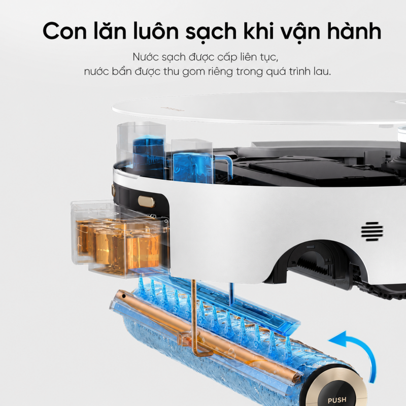 Tính năng 3 của Robot hút bụi Dreame Aqua10 Roller