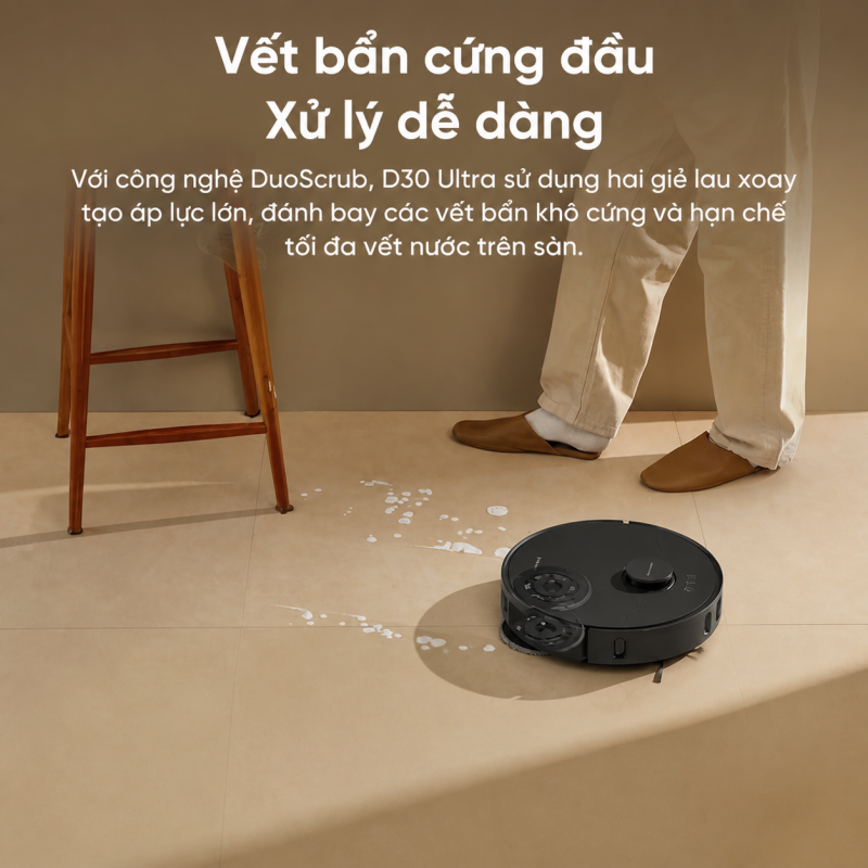 Tính năng 4 của Robot hút bụi Dreame D30 Ultra