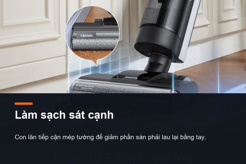 Dreame H12 Dual - Tuyến lau sàn: hai bình và con lăn