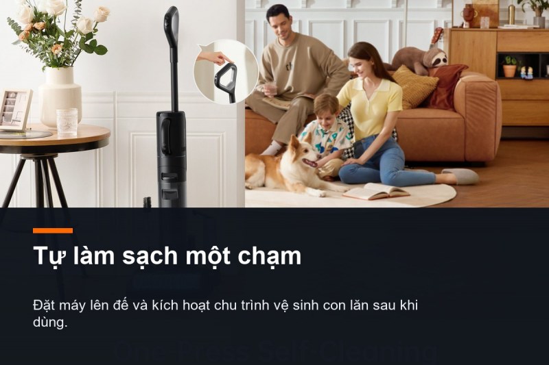 Dreame H12 Dual - Tuyến hút khô: 16.000 Pa trong cấu hình cầm tay