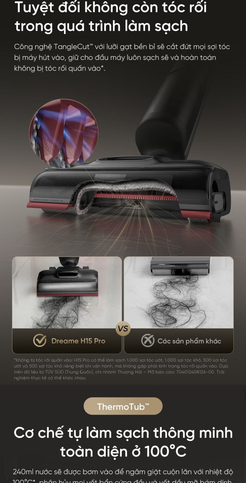 Dreame H15 Pro - Hai bình tạo ra nhịp vận hành riêng