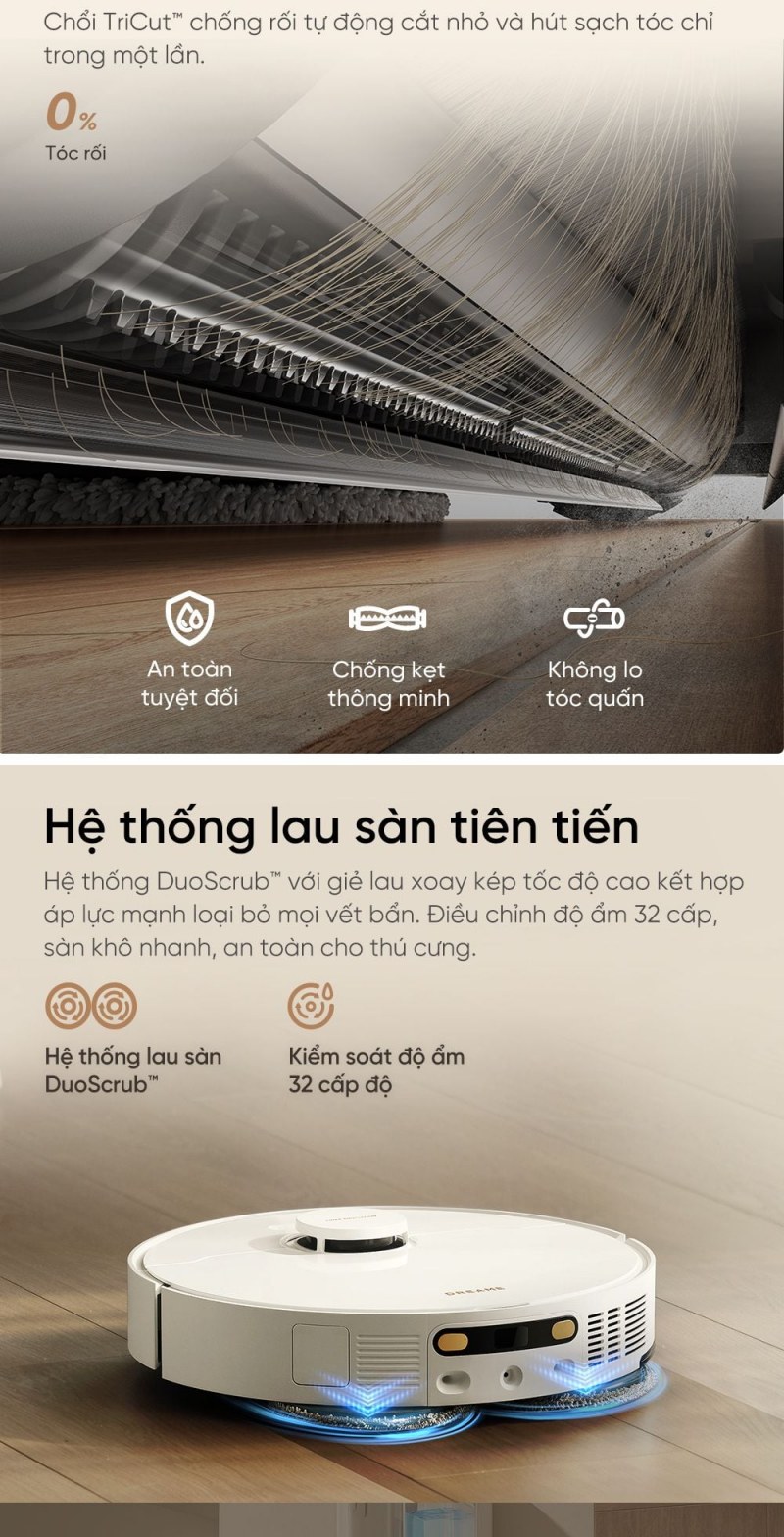 Dreame L50 Ultra CE minh họa tính năng 4