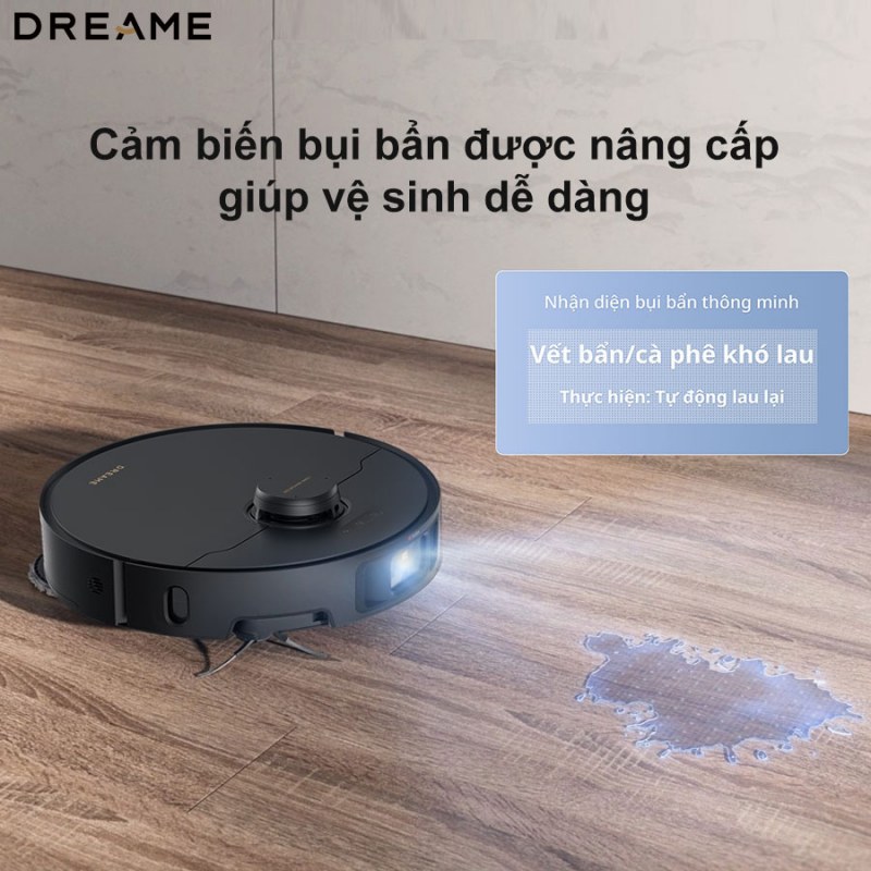 Cảm biến bụi bẩn OmniDirt trên Dreame X40 Master