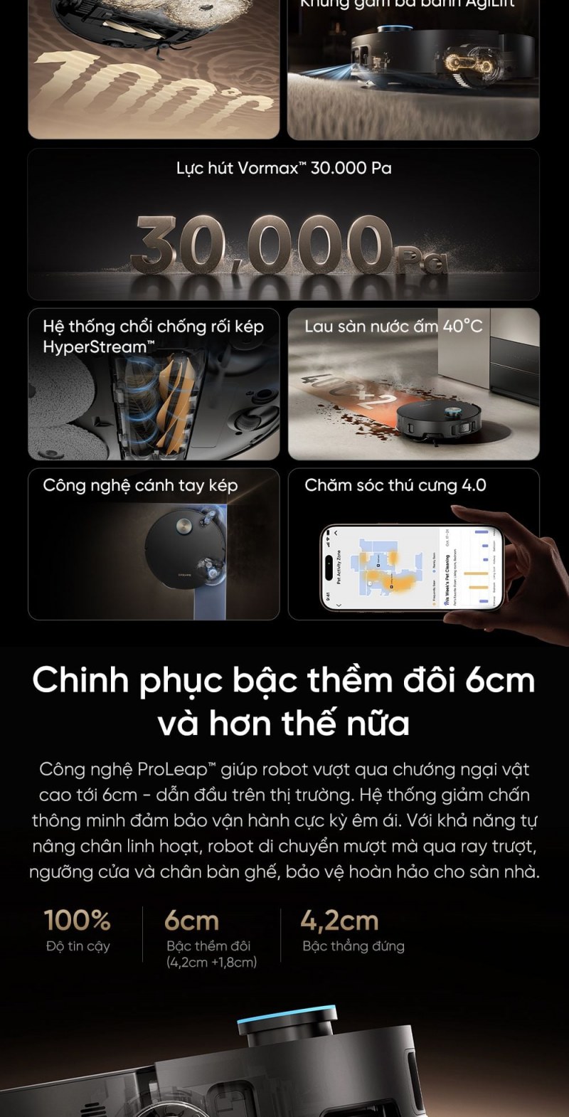 Dreame X50 Pro Ultra minh họa tính năng 1