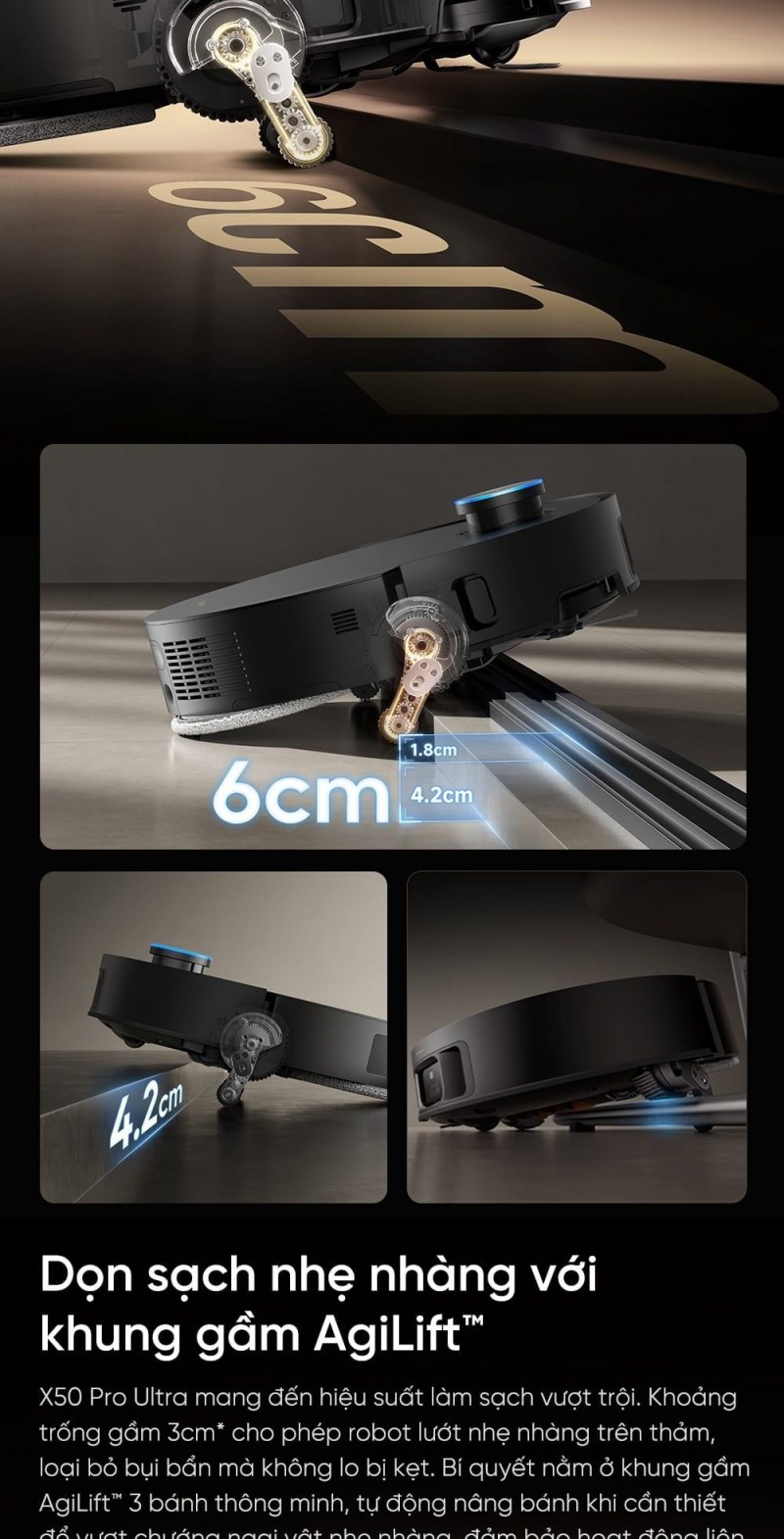 Dreame X50 Pro Ultra minh họa tính năng 2