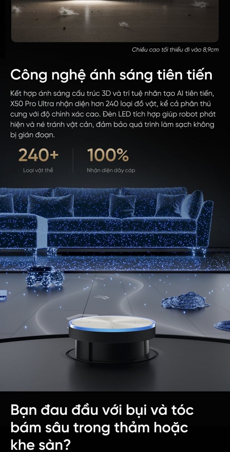 Dreame X50 Pro Ultra minh họa tính năng 4