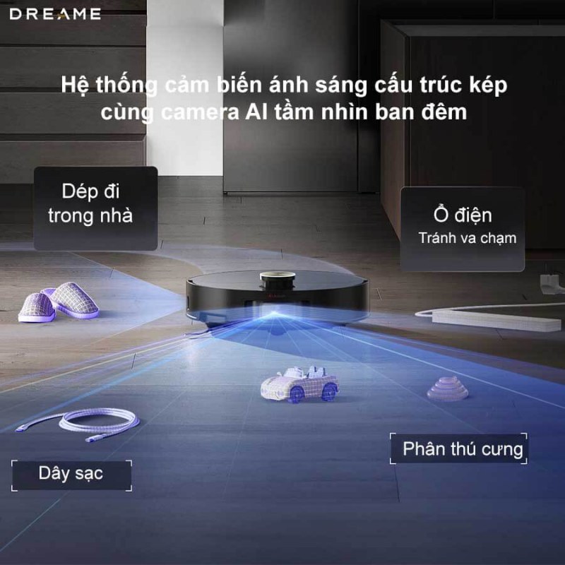 Cảm biến ánh sáng và camera AI Dreame X50 Ultra