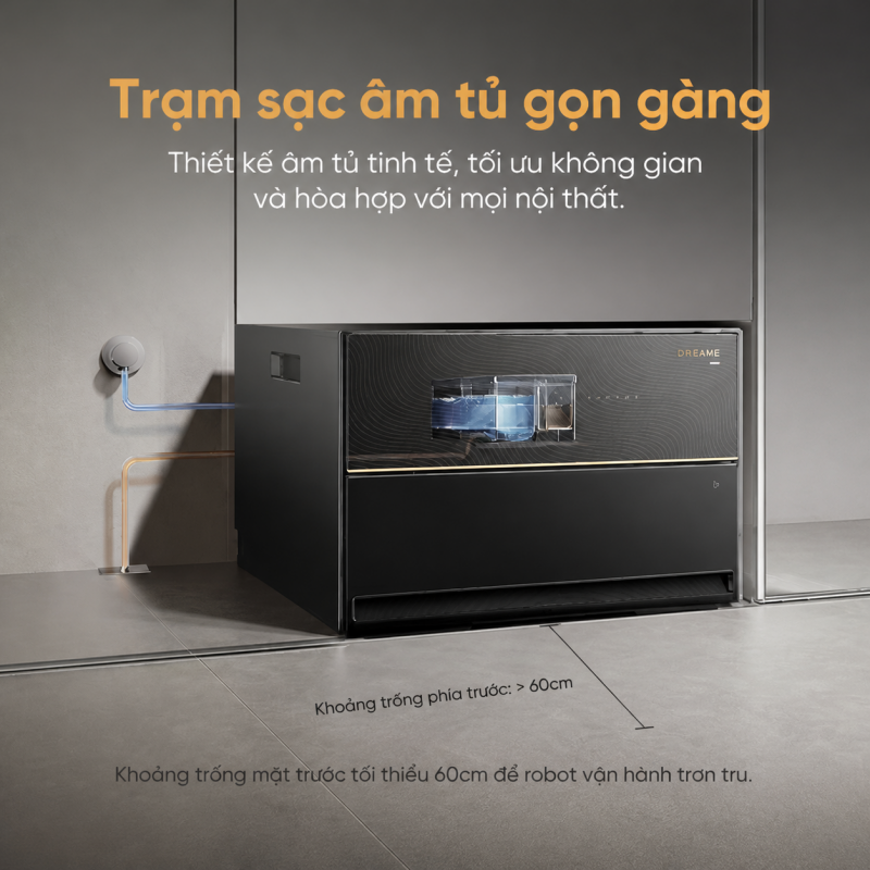Tính năng 3 của Robot hút bụi Dreame X60 Master