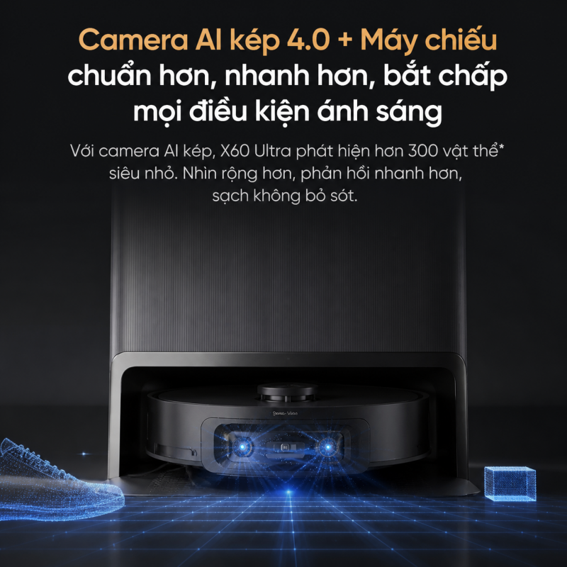 Tính năng 3 của Robot hút bụi Dreame X60 Ultra