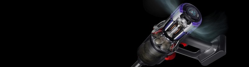 Sơ đồ đường khí và lọc của Dyson Digital Slim.