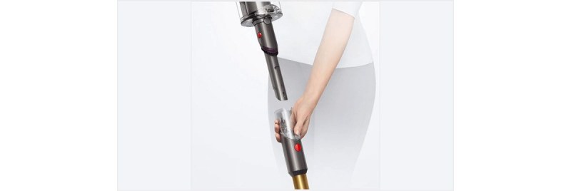 Dyson V15 Detect Absolute - Hộp bụi khoảng 0,2 gallon phải được dừng ở vạch MAX