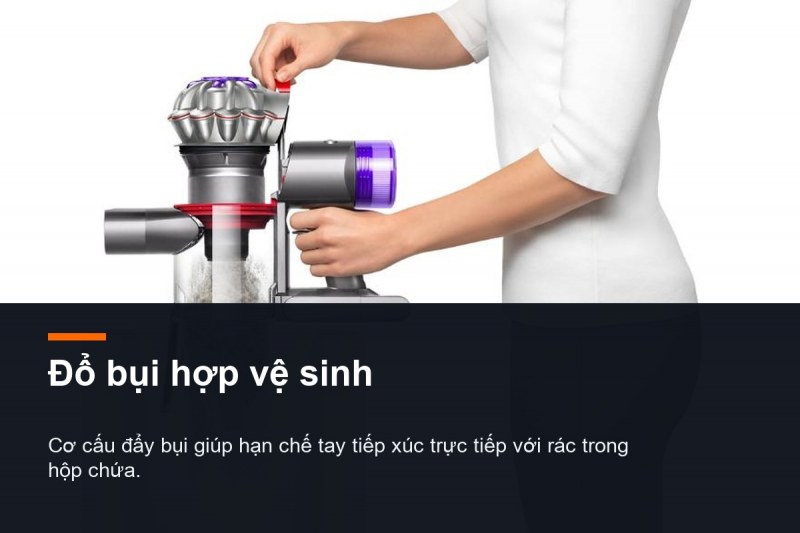 Dyson V8 Absolute - 2,46 kg thay đổi theo tư thế