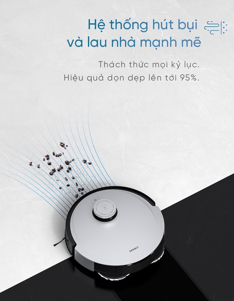 Trạm OMNI bốn trong một của Ecovacs X1 OMNI