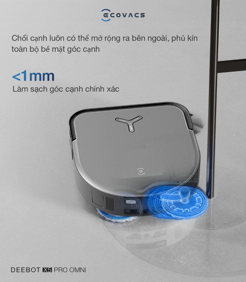 Cụm lau nâng 15 mm của DEEBOT X5 PRO OMNI