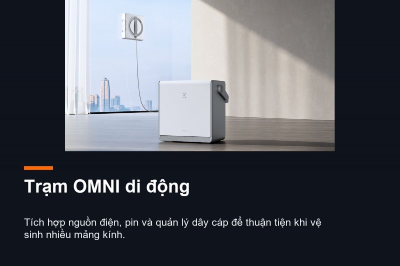 Trạm OMNI di động của ECOVACS WINBOT W2 PRO OMNI