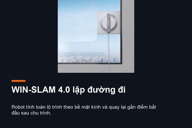 Điều hướng WIN-SLAM 4.0 của WINBOT W2 PRO OMNI