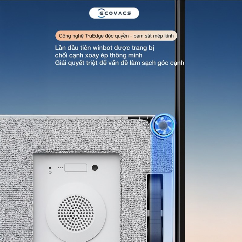 Chi tiết chà mép TruEdge trên WINBOT W2S OMNI
