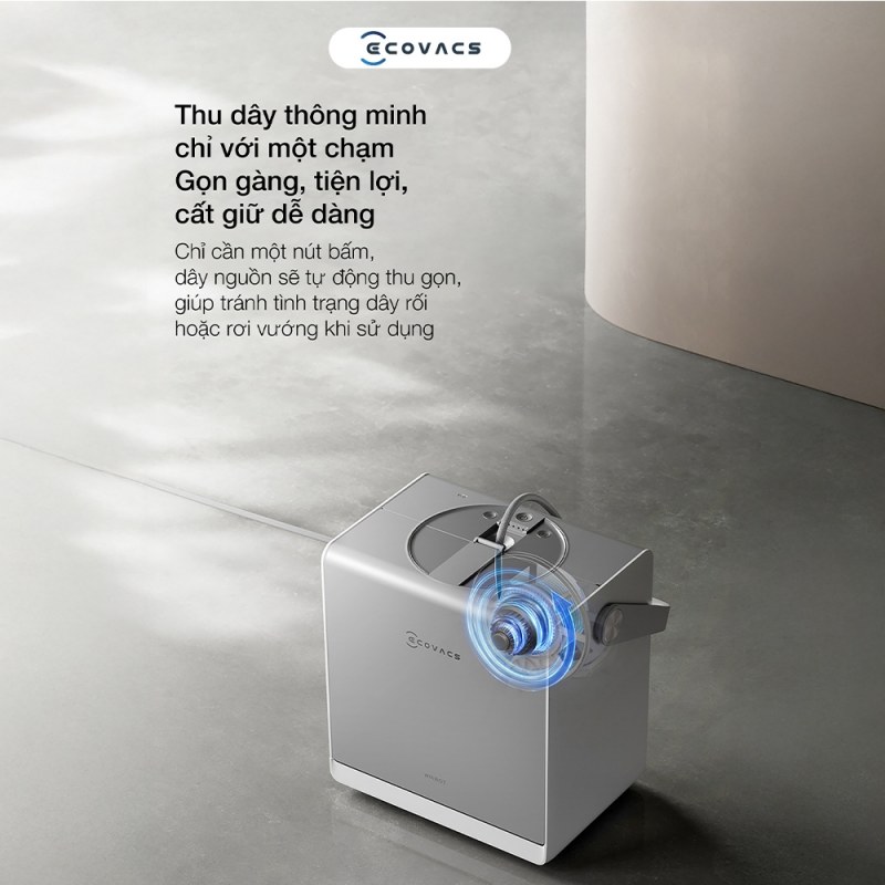 Trạm thu dây và điều khiển ECOVACS WINBOT W2S OMNI