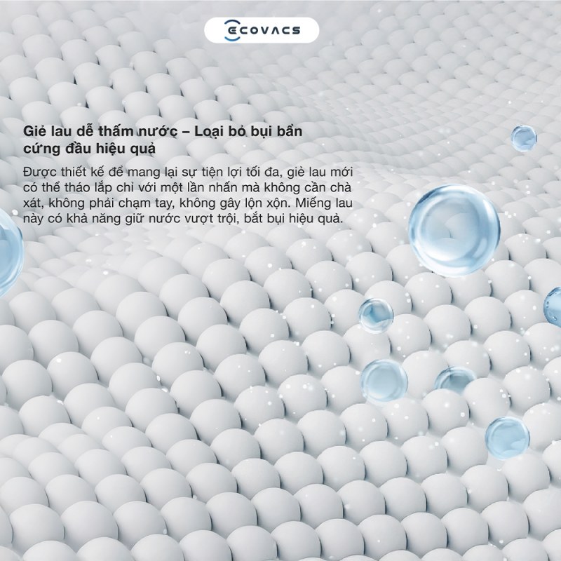 Giẻ lau sợi thấm nước của ECOVACS WINBOT W3 OMNI