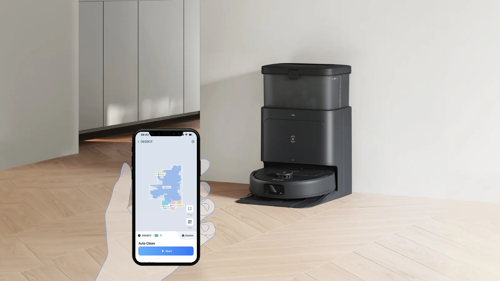 Trạm N30 Pro OMNI giặt giẻ nước nóng 60 độ C