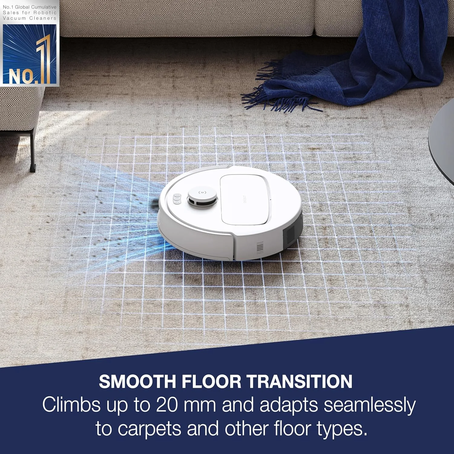 Robot hút bụi Ecovacs DEEBOT N30 - hình minh họa 5