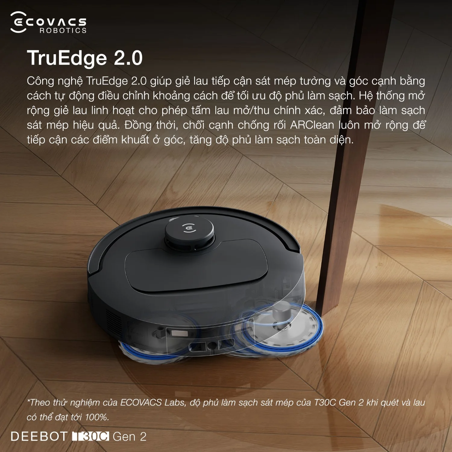 Robot hút bụi Ecovacs DEEBOT T30C Gen 2 - hình minh họa 8
