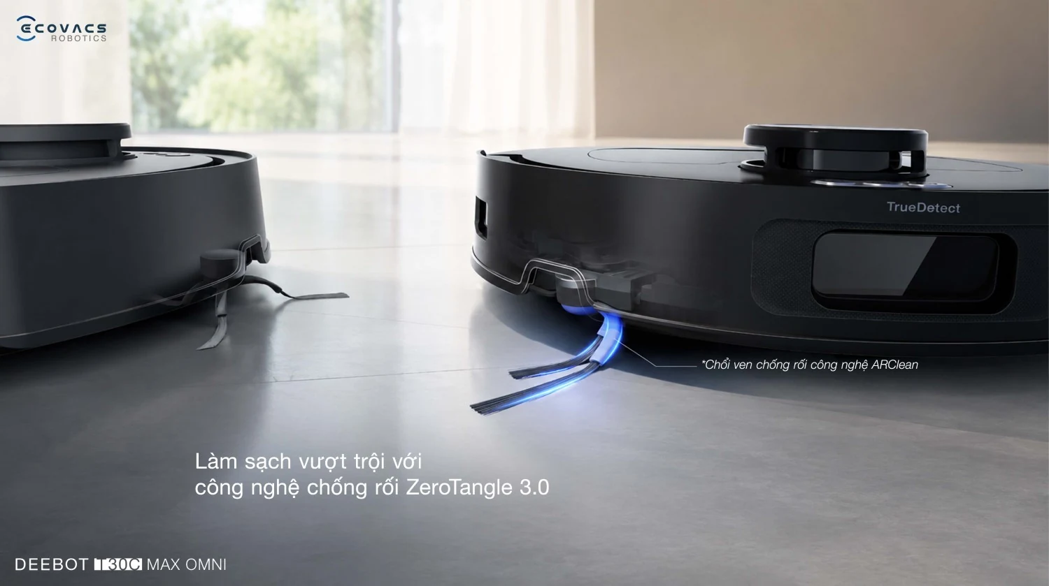 Robot hút bụi Ecovacs DEEBOT T30C Max OMNI - hình mô tả tính năng 2