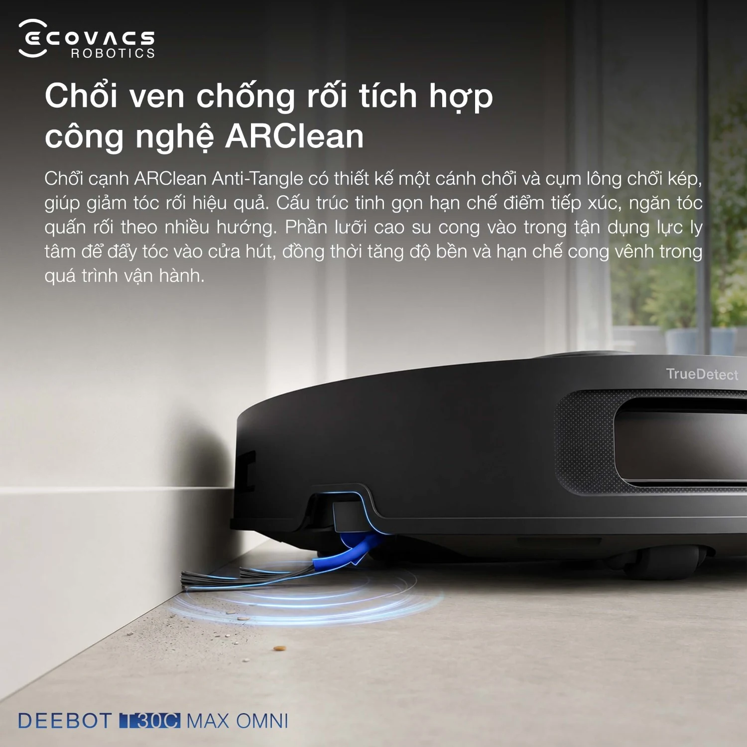 Robot hút bụi Ecovacs DEEBOT T30C Max OMNI - hình mô tả tính năng 4