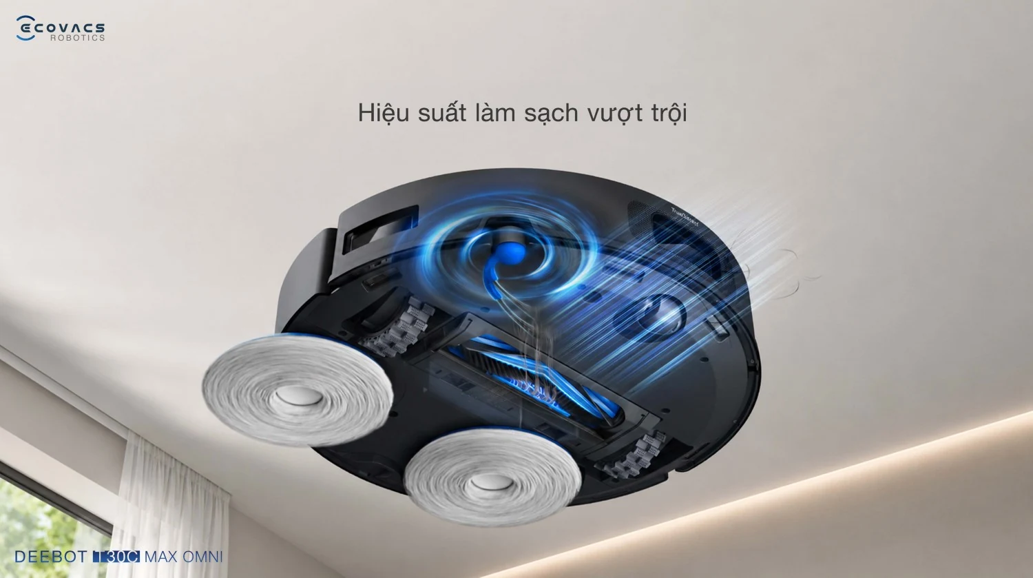 Robot hút bụi Ecovacs DEEBOT T30C Max OMNI - hình mô tả tính năng 6
