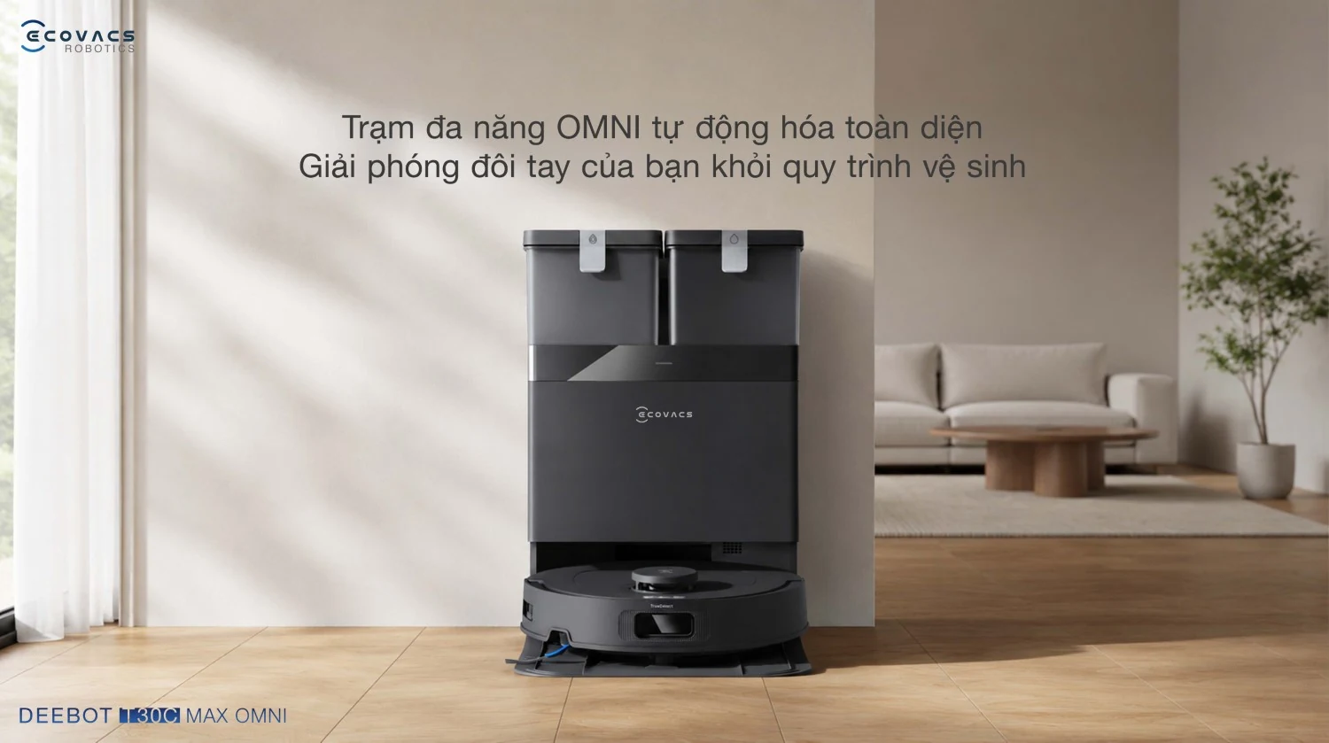 Robot hút bụi Ecovacs DEEBOT T30C Max OMNI - hình mô tả tính năng 11
