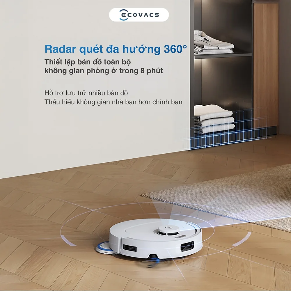 Robot hút bụi Ecovacs DEEBOT T30C - hình minh họa 2