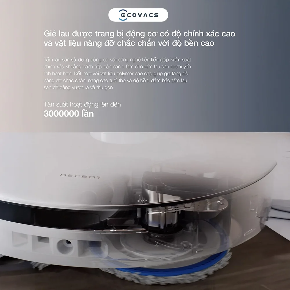 Robot hút bụi Ecovacs DEEBOT T30e Pro OMNI - hình minh họa 1