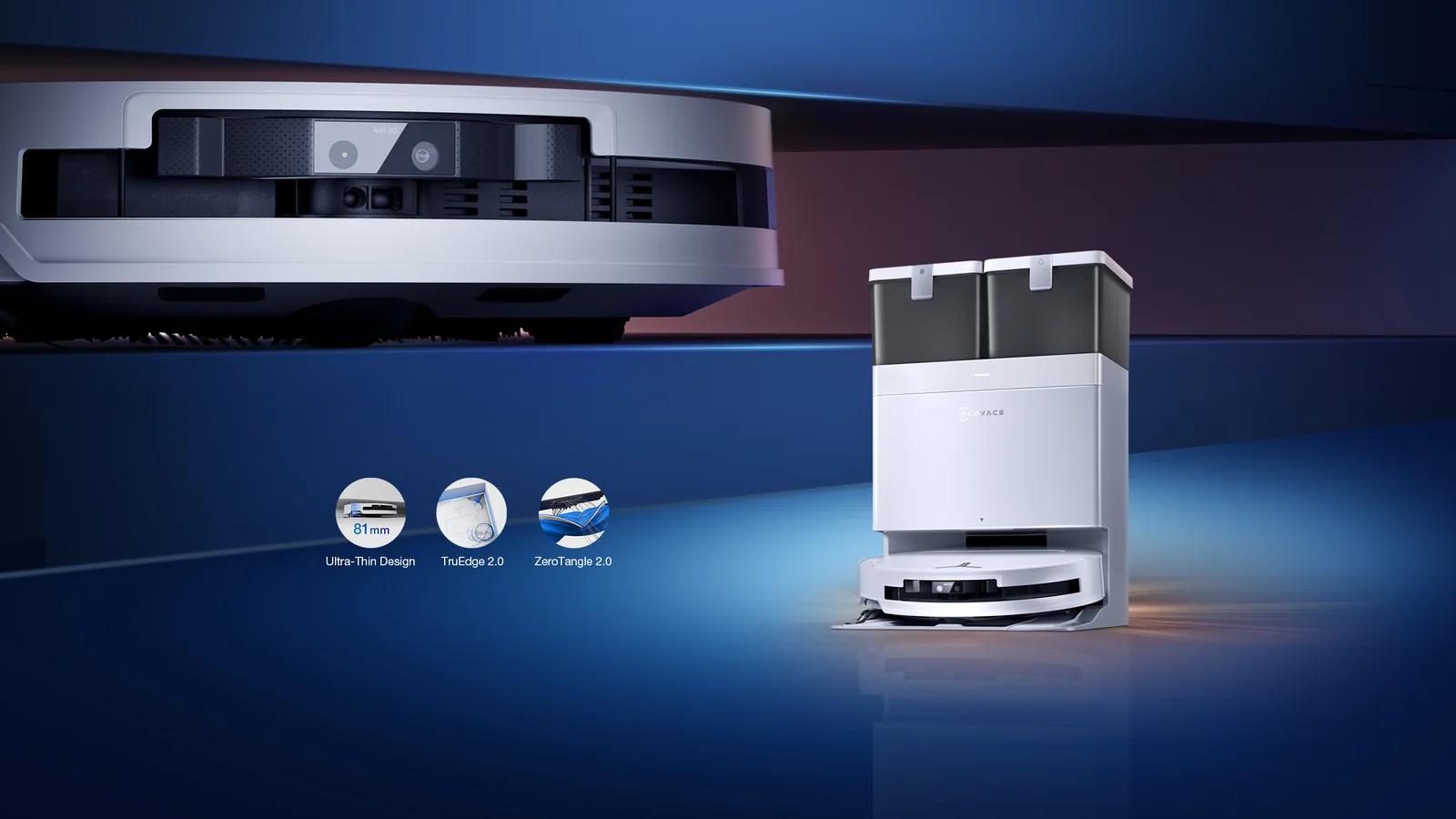 Robot hút bụi Ecovacs DEEBOT T50 Pro OMNI Gen2 - hình minh họa 1