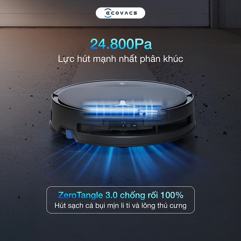 Robot hút bụi Ecovacs DEEBOT T80 OMNI - hình minh họa 3