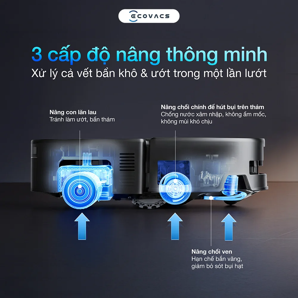 Robot hút bụi Ecovacs DEEBOT T80 OMNI - hình minh họa 4
