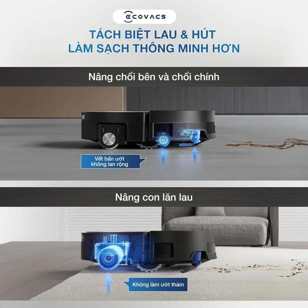 Robot hút bụi Ecovacs DEEBOT X11 OmniCyclone - hình minh họa 5